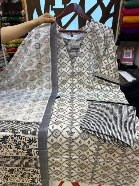 কটন থ্রি পিস কালেকশন